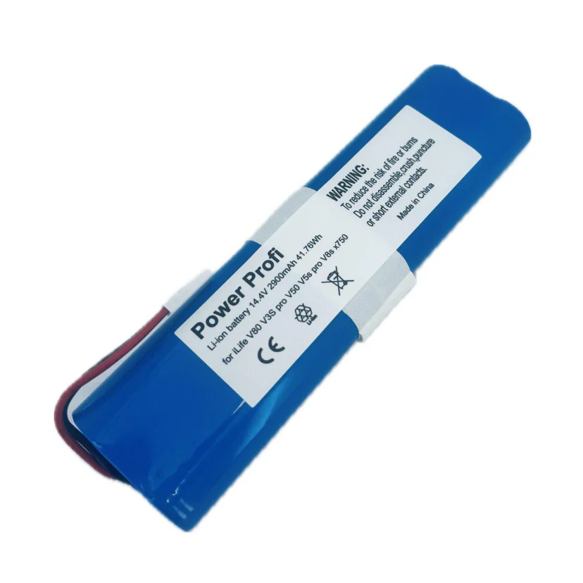 Сумісний акумулятор 14.4V 2900mAh для Ecovacs Deebot DF43, DF45 та iLife V3s/V5s Pro, фото 1
