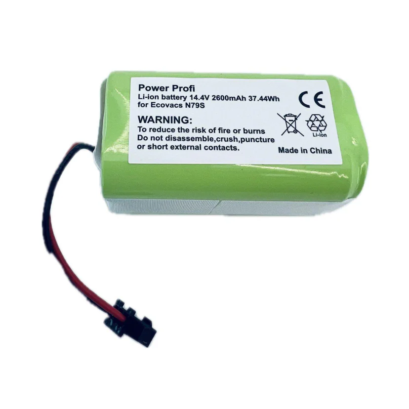 Сумісний акумулятор 14.4V 2600mAh для Ecovacs Deebot N79 N79S N79SE N79T N79W 500, фото 1