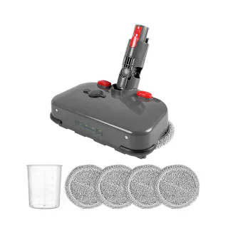 Насадка для вологого прибирання Dyson V7/V8/V10/V11/V15, резервуар, LED, 6 дисків